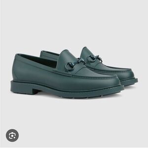 NWT Gucci rubber loafers